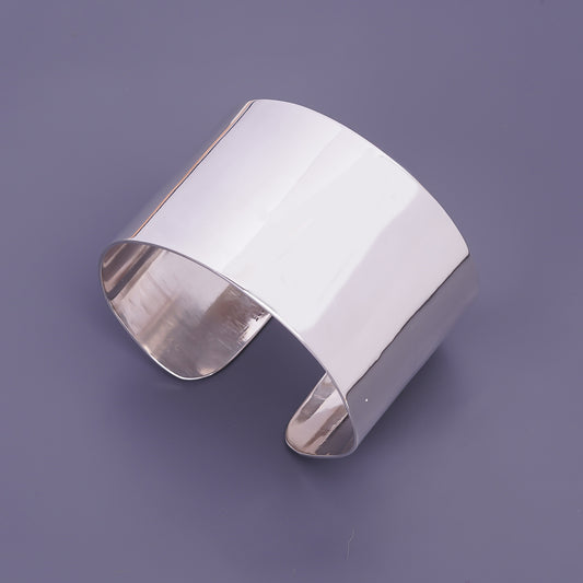 Flat Profile Sterling Silver Cuff 40mm.